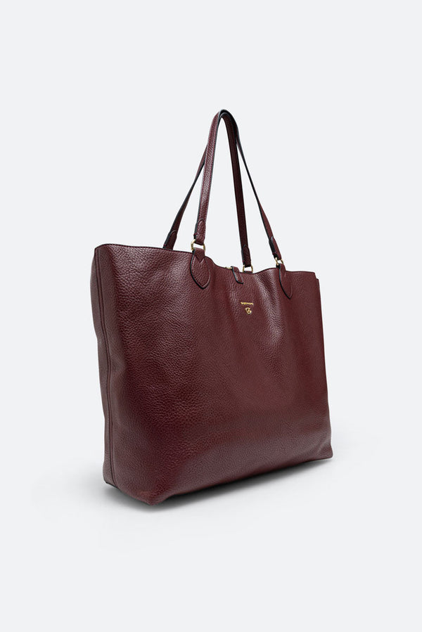 Planetarium Reversible Shoulder Bag in Wine