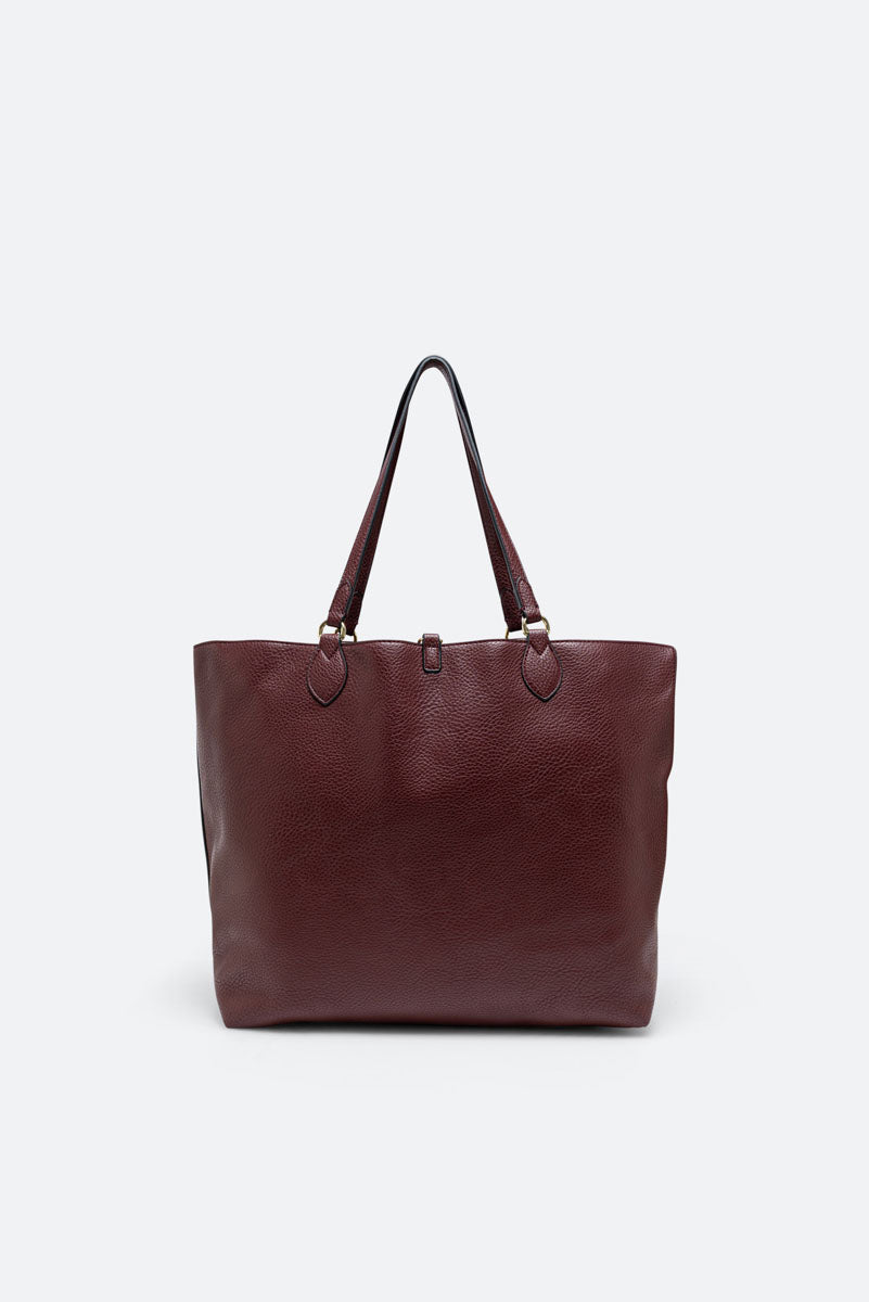 Planetarium Reversible Shoulder Bag in Wine