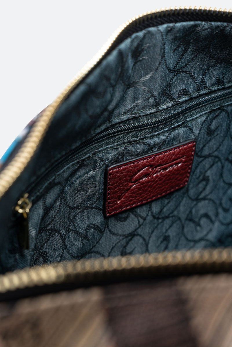 Planetarium Reversible Shoulder Bag in Wine