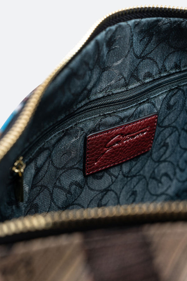 Planetarium Reversible Shoulder Bag in Wine