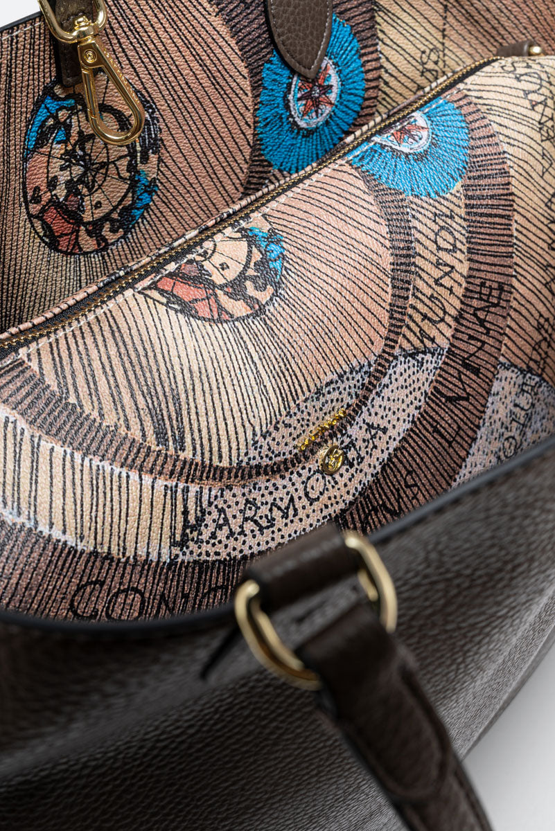 Planetarium Omkeerbare Schoudertas Groen