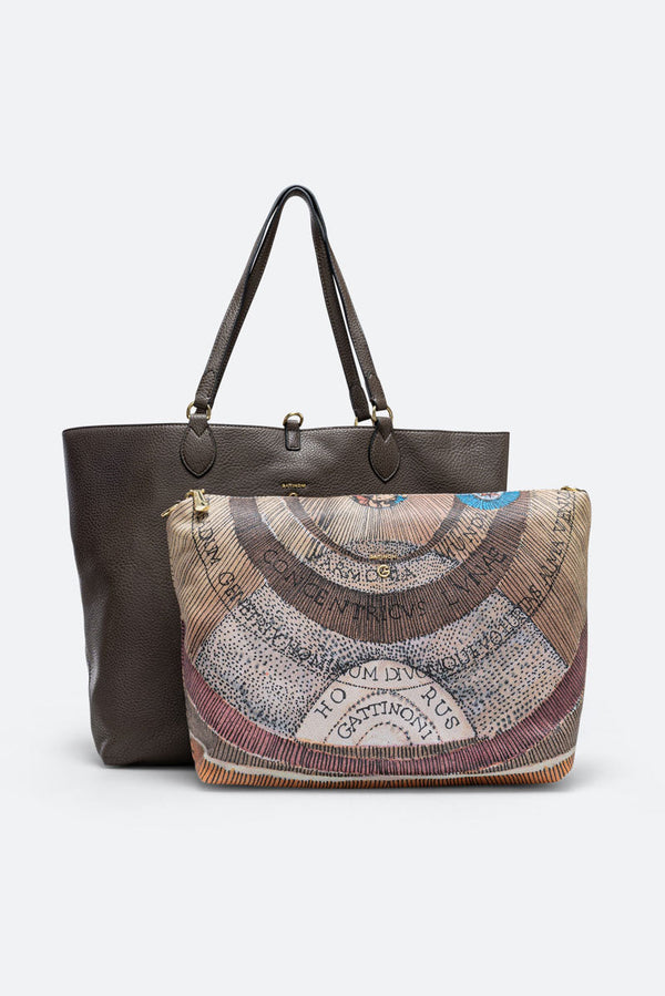 Planetarium Omkeerbare Schoudertas Groen