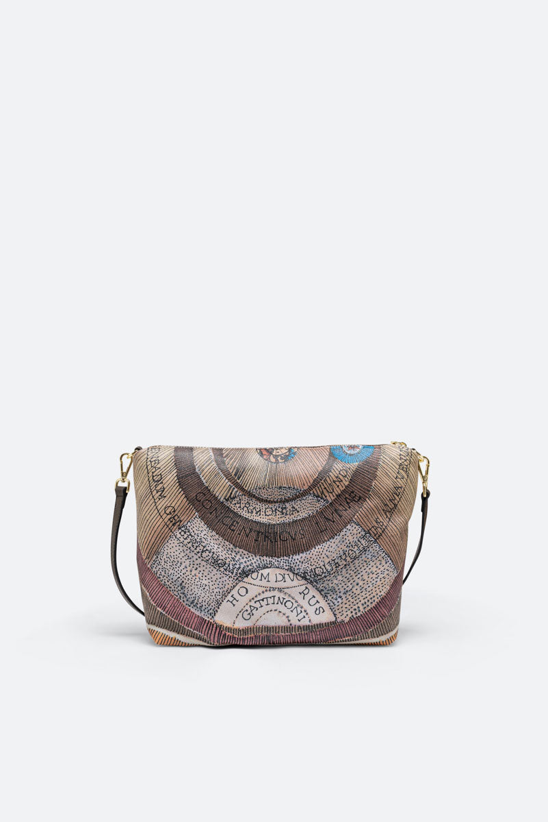 Borsa a spalla Planetarium Reversible Verde