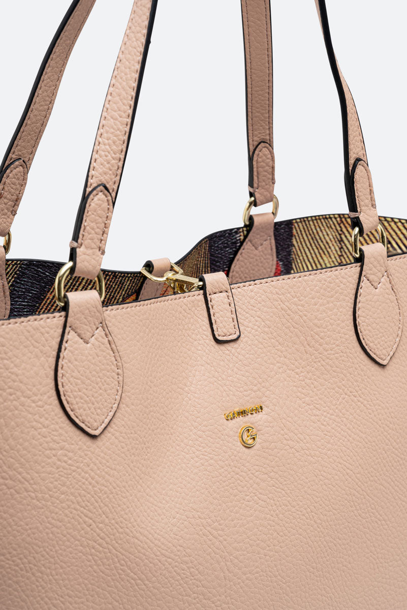 Planetarium Reversible Shoulder Bag Alida Classic-Beige