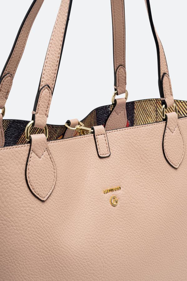 Planetarium Reversible Shoulder Bag Alida Classic-Beige