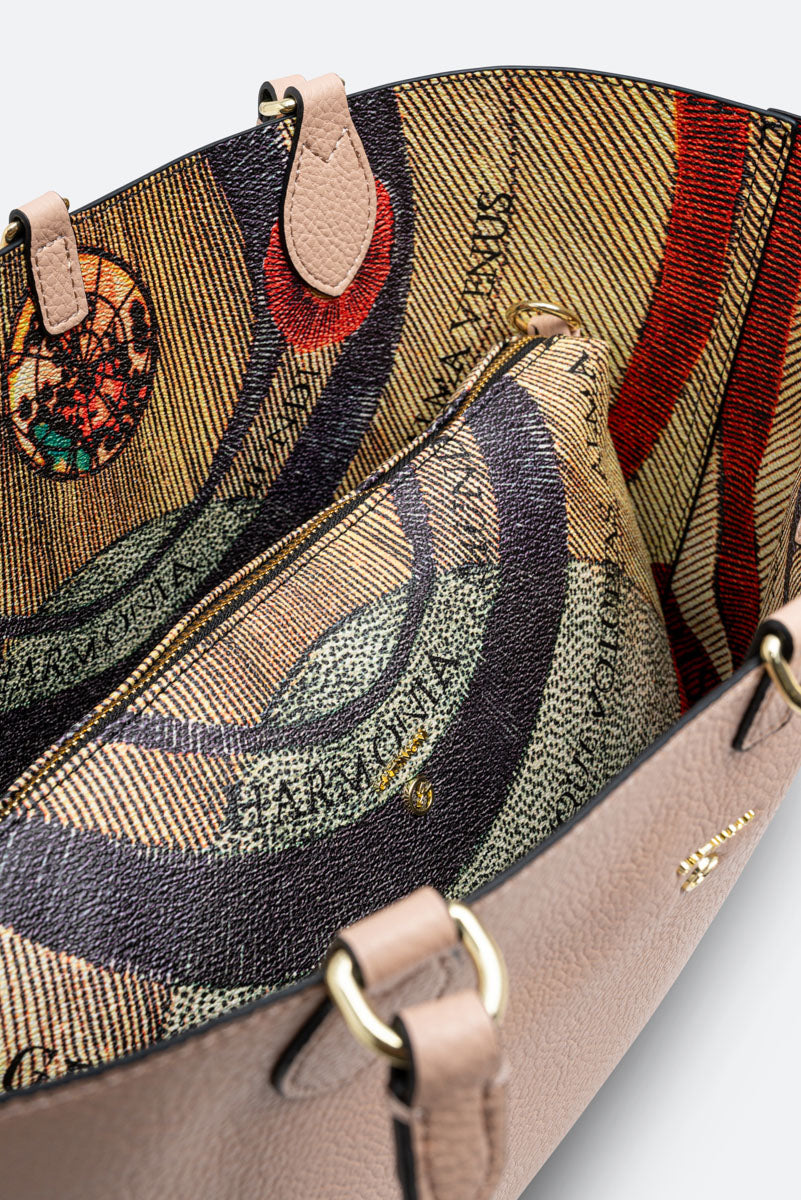 Planetarium Reversible Shoulder Bag Alida Classic-Beige