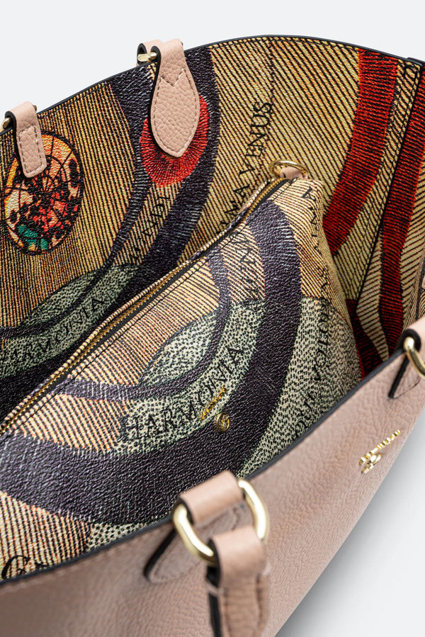 Planetarium Reversible Shoulder Bag Alida Classic-Beige