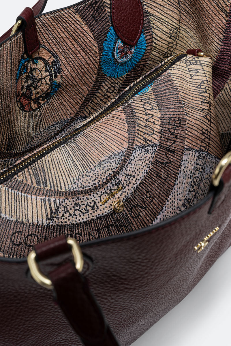 Small Shoulder Bag Planetarium Reversible Vinaccia