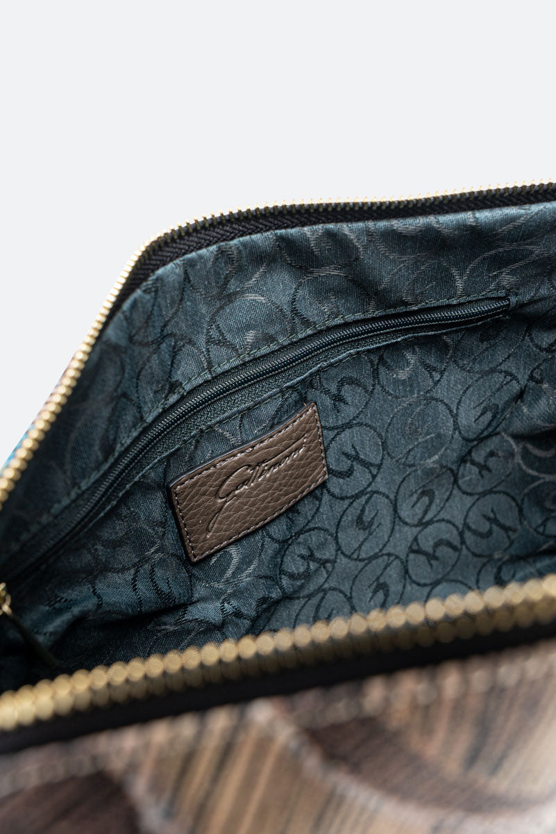 Small Shoulder Bag Planetarium Reversible Green