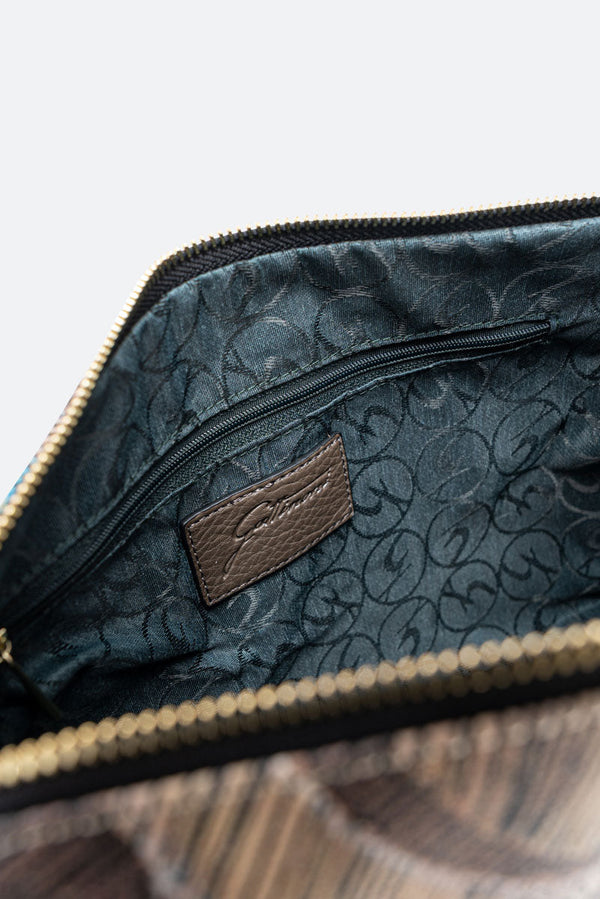 Small Shoulder Bag Planetarium Reversible Green