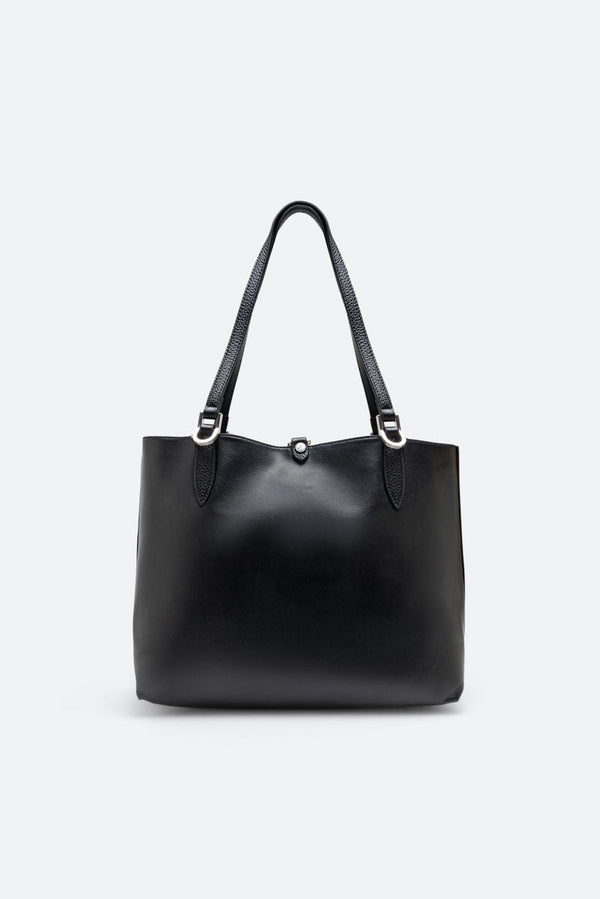 Small Reversible Shoulder Bag Planetarium Black