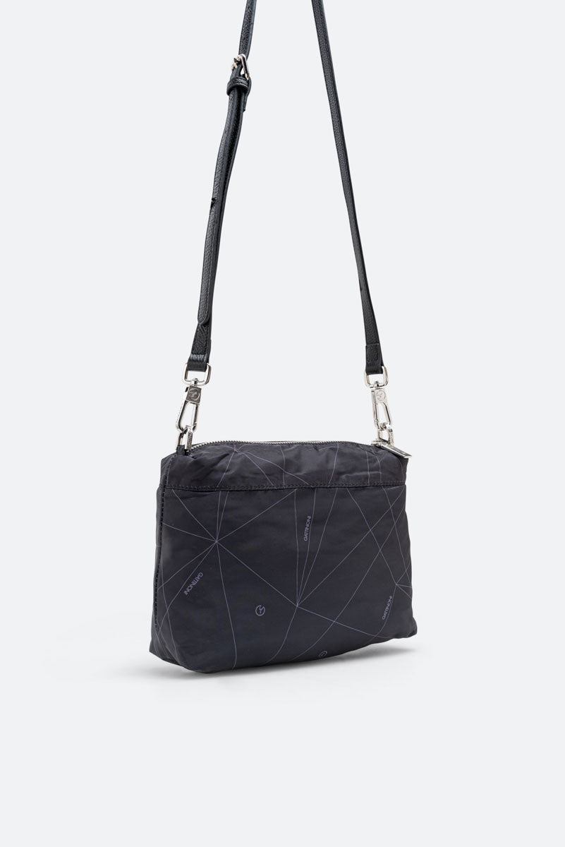 Small Reversible Shoulder Bag Planetarium Black