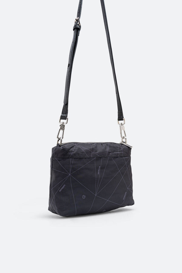 Small Reversible Shoulder Bag Planetarium Black