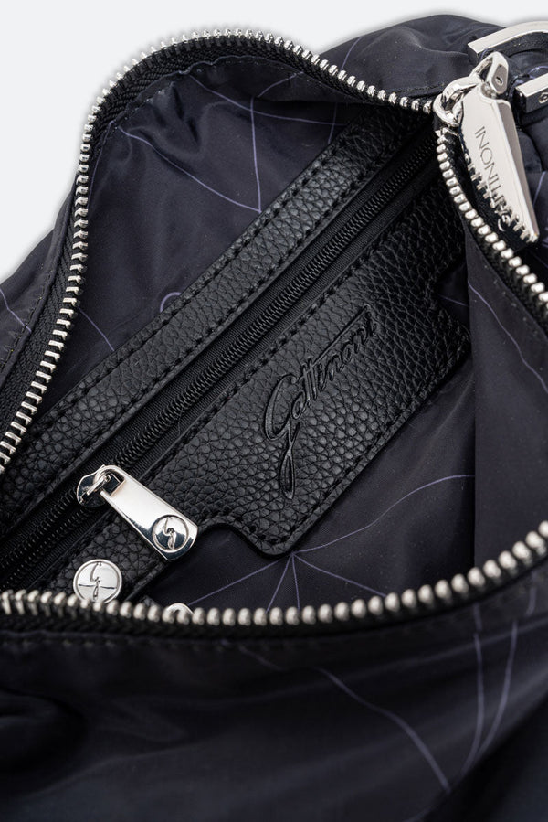 Small Reversible Shoulder Bag Planetarium Black