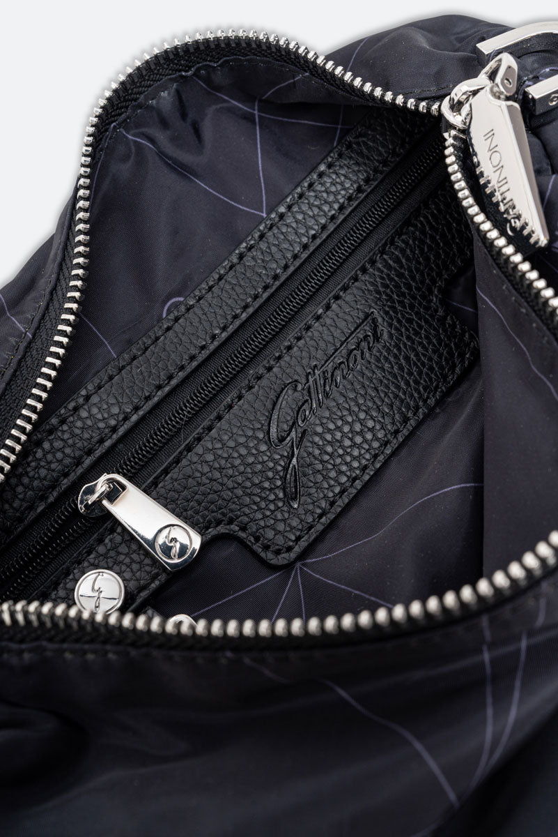 Small Reversible Shoulder Bag Planetarium Black