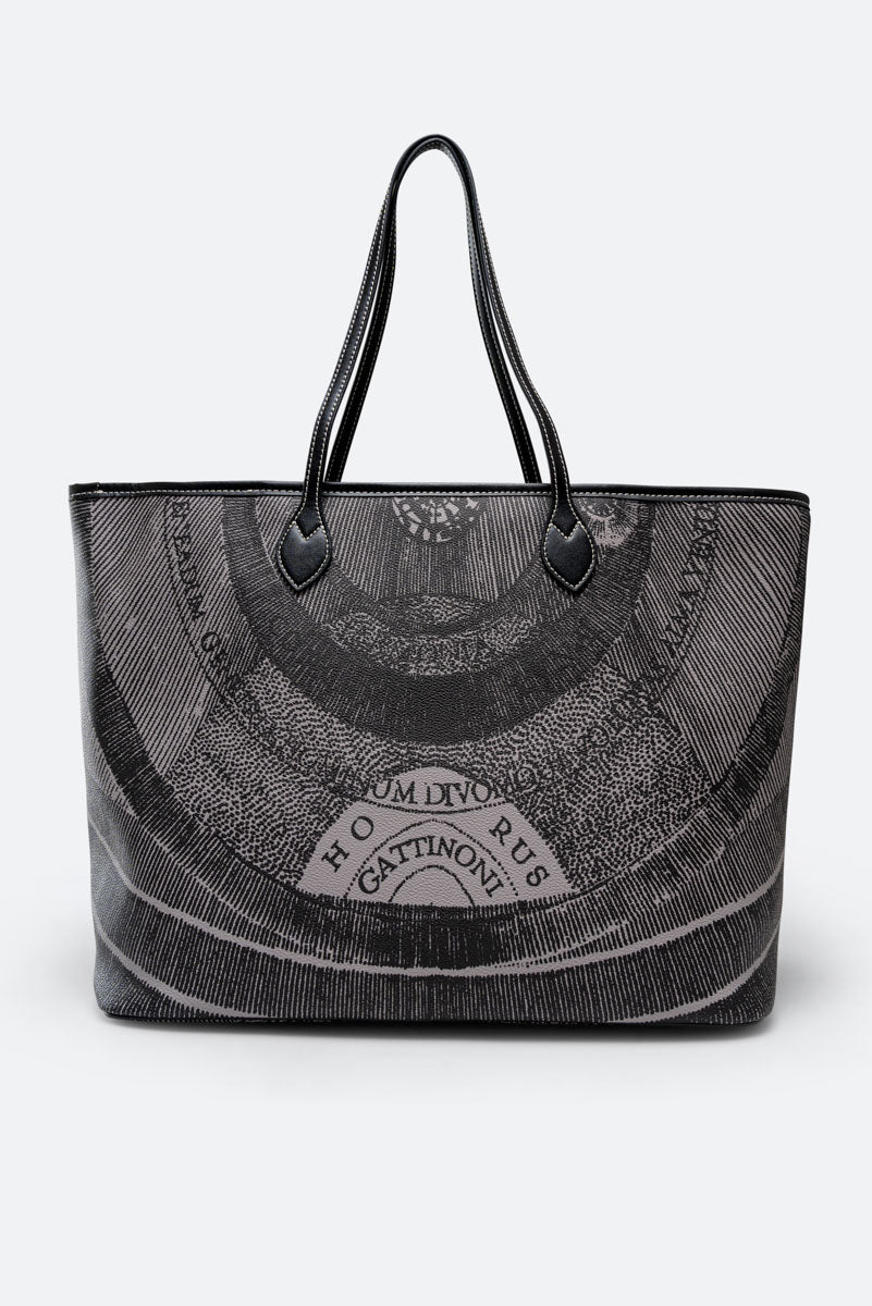 Large Shopping Bag Planetarium Monochrome