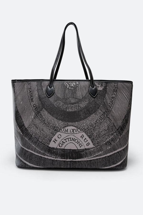 Large Shopping Bag Planetarium Monochrome