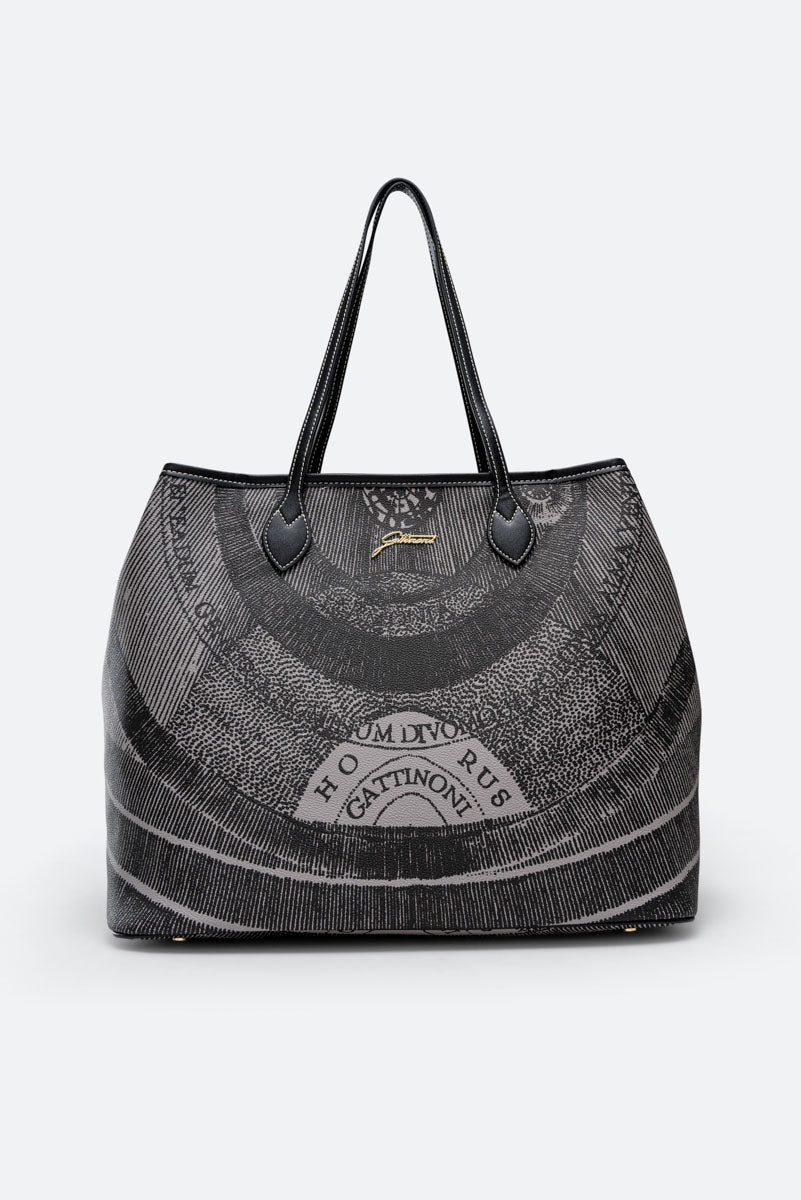 Large Shopping Bag Planetarium Monochrome