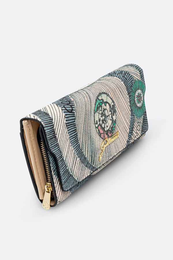 Planetarium Watercolor Portemonnee met Flap