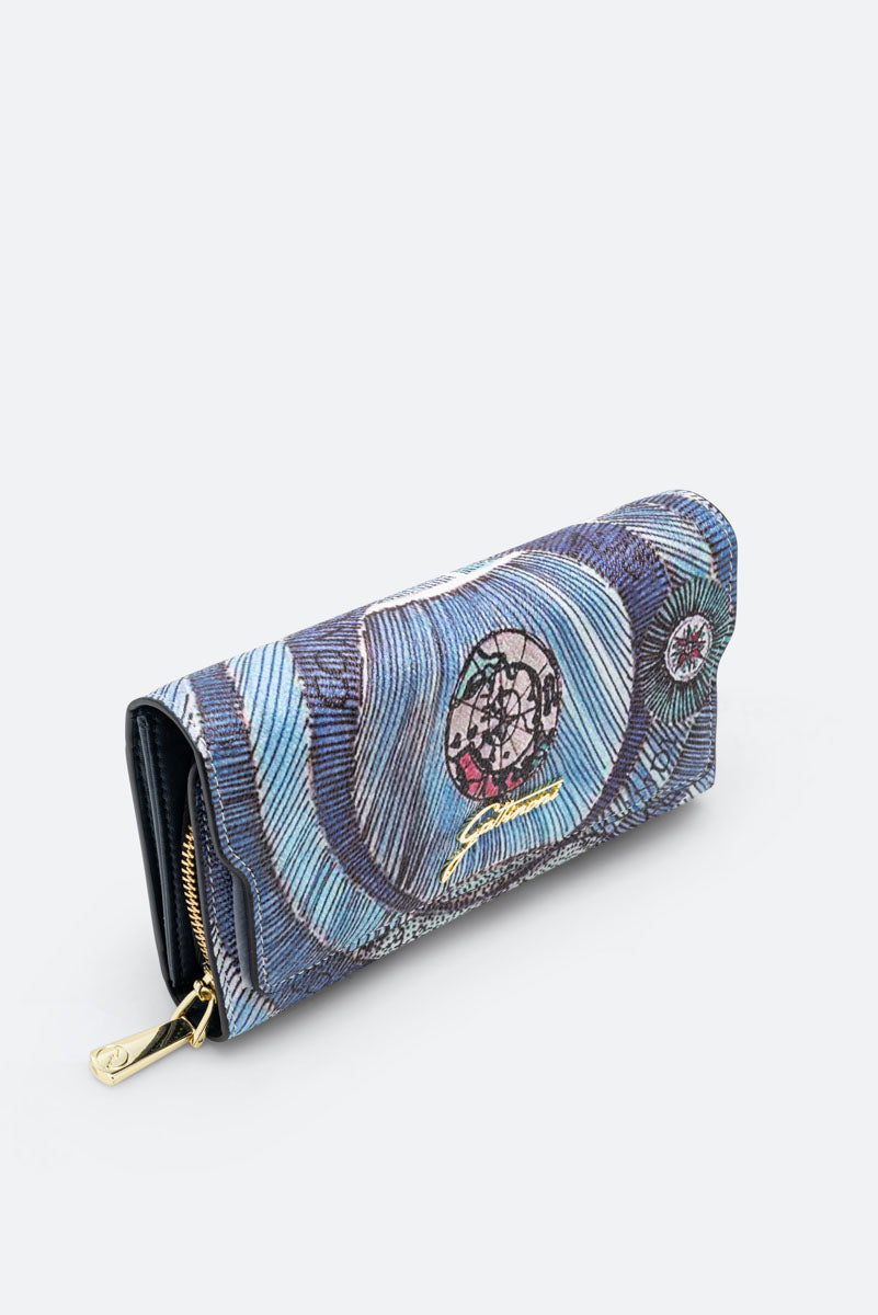 Large Wallet Planetarium Aquamarine