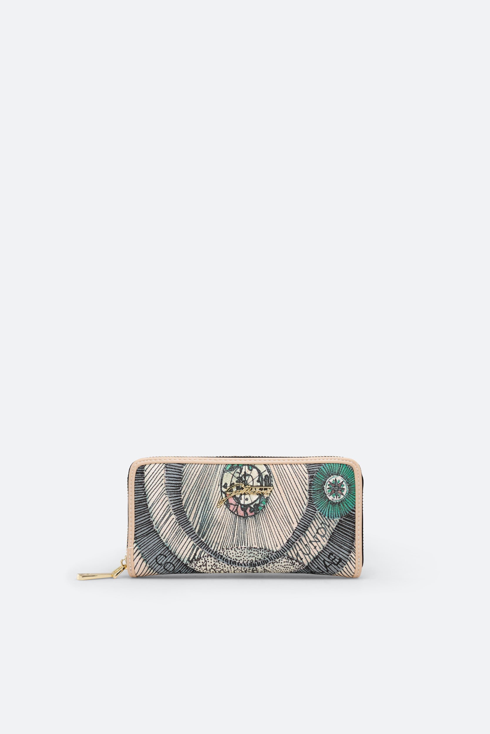 Planetarium Watercolor Zip Wallet