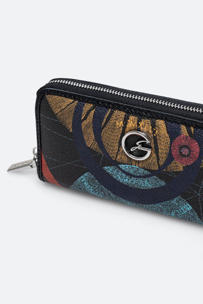 Planetarium Black Zip Wallet