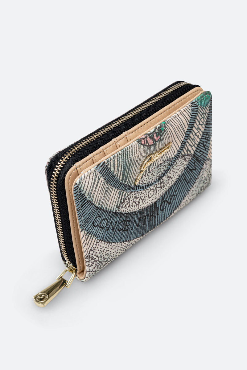 Portafogli Planetarium Ink Sepia con portamonete