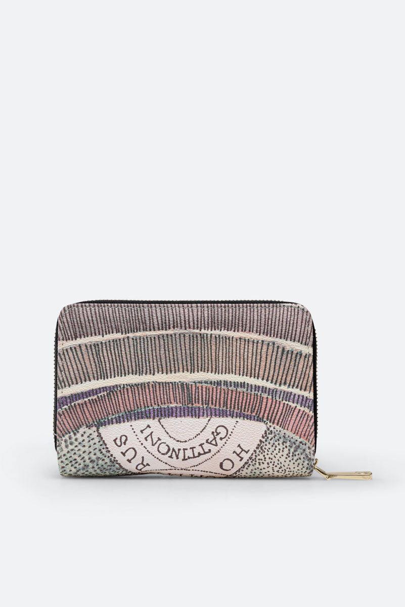 Wallet with Flap Planetarium Watercolor