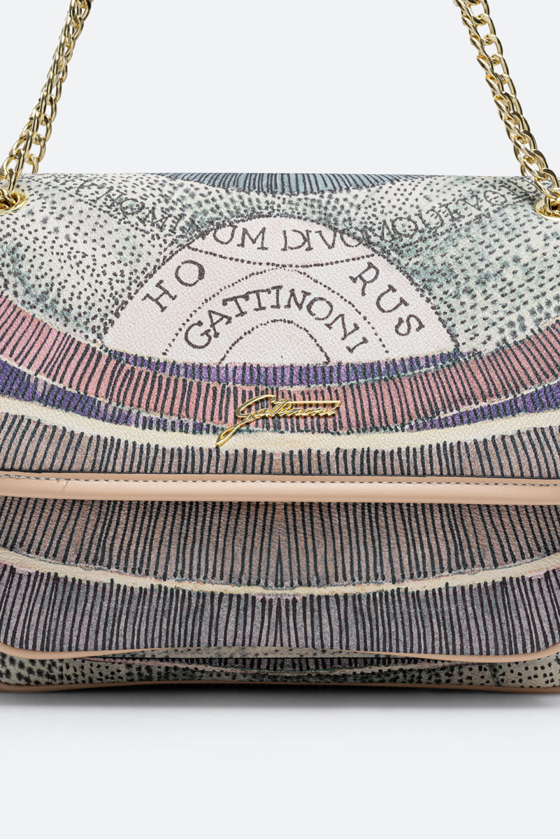 Flap Crossbody Planetarium Watercolor Large