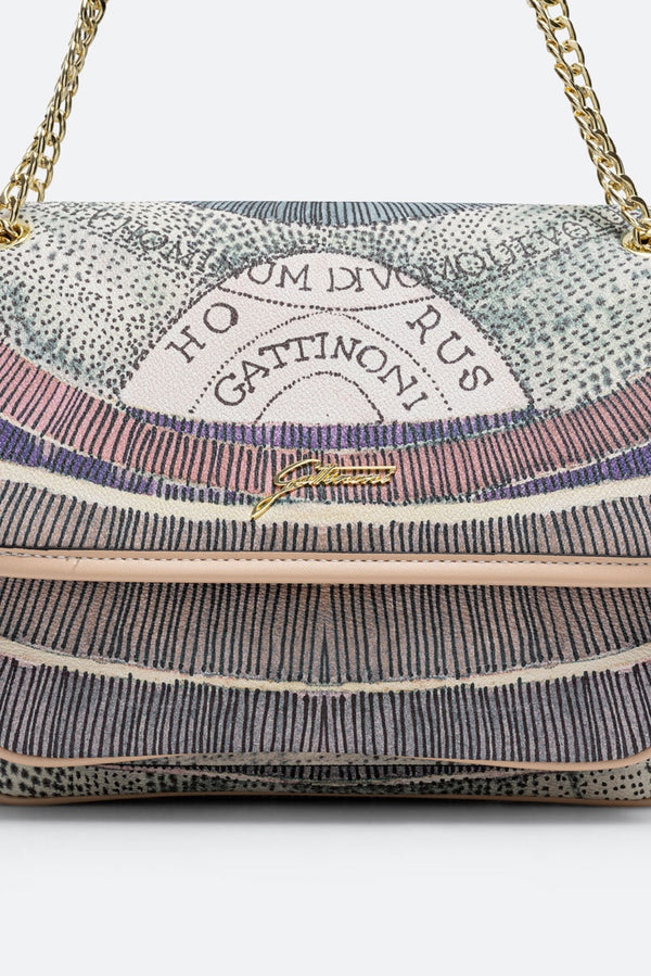 Flap Crossbody Planetarium Watercolor Large