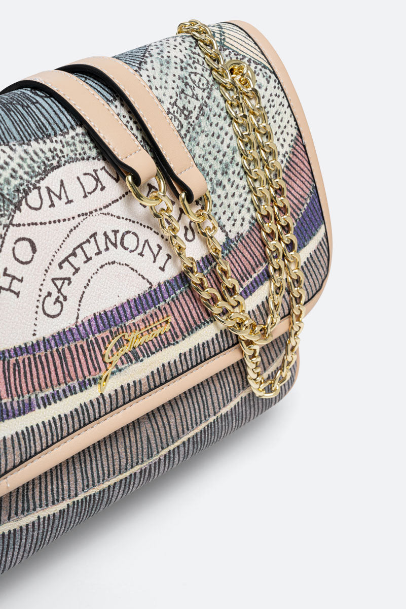 Flap Crossbody Planetarium Watercolor Large