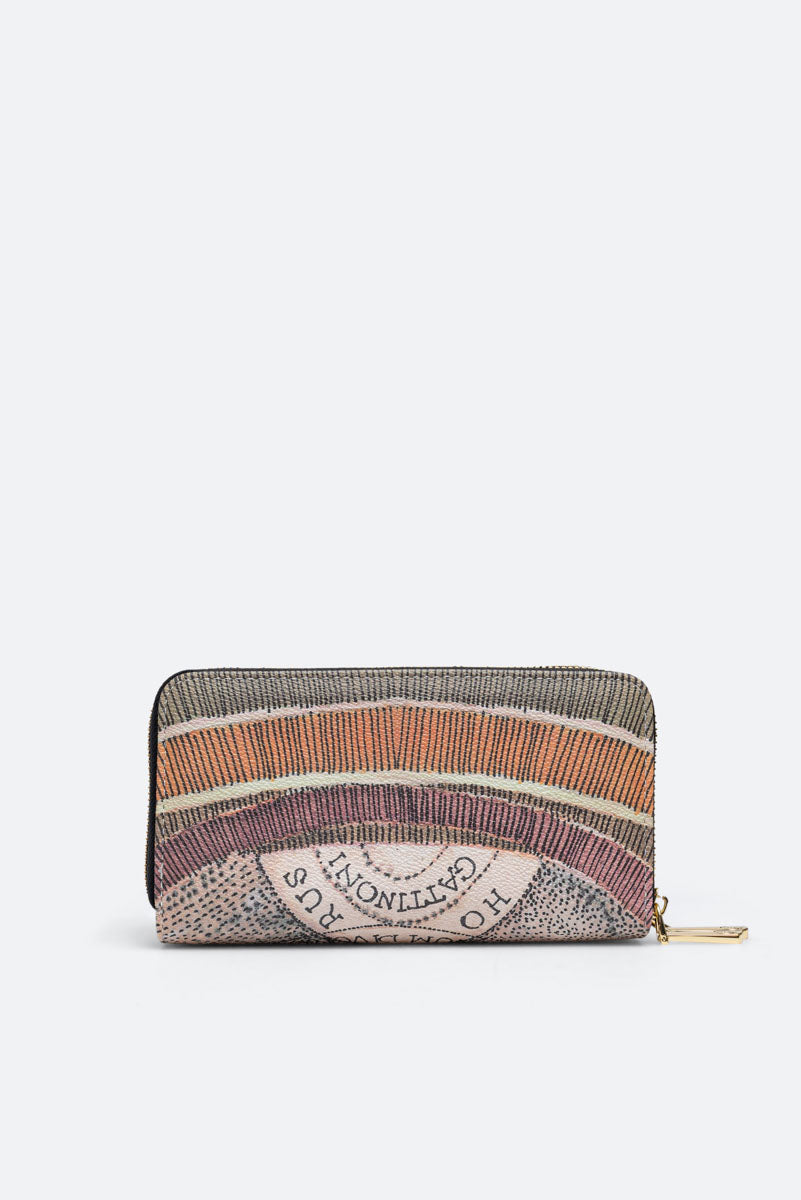 Planetarium Wild Double Zip Wallet