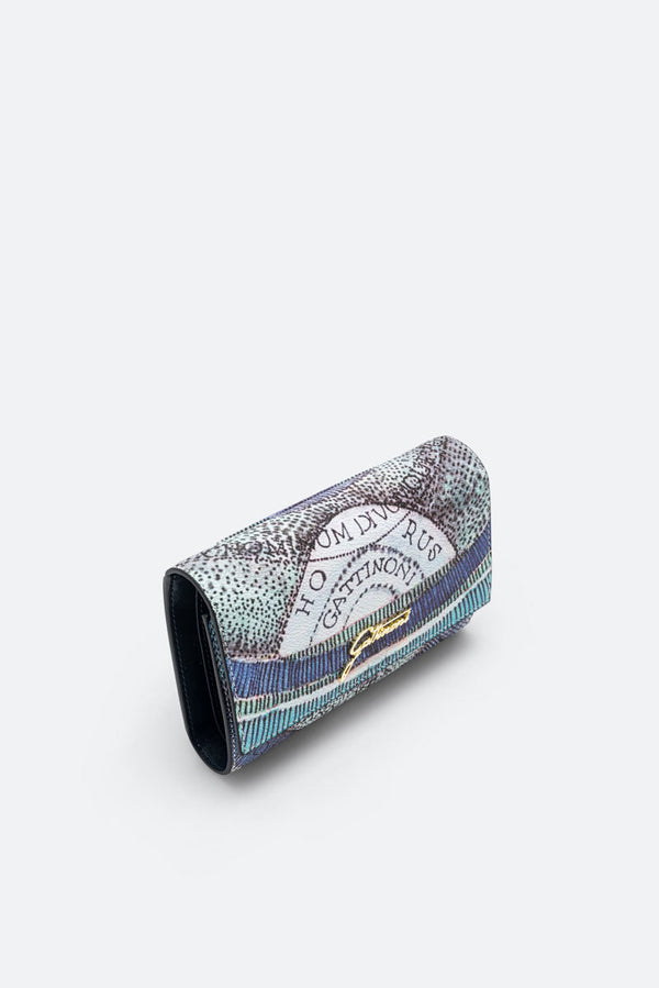 Medium Wallet Planetarium Aquamarine