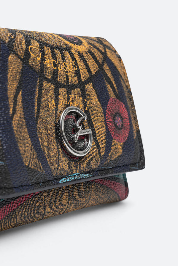 Portafoglio Small Flap Planetarium Black