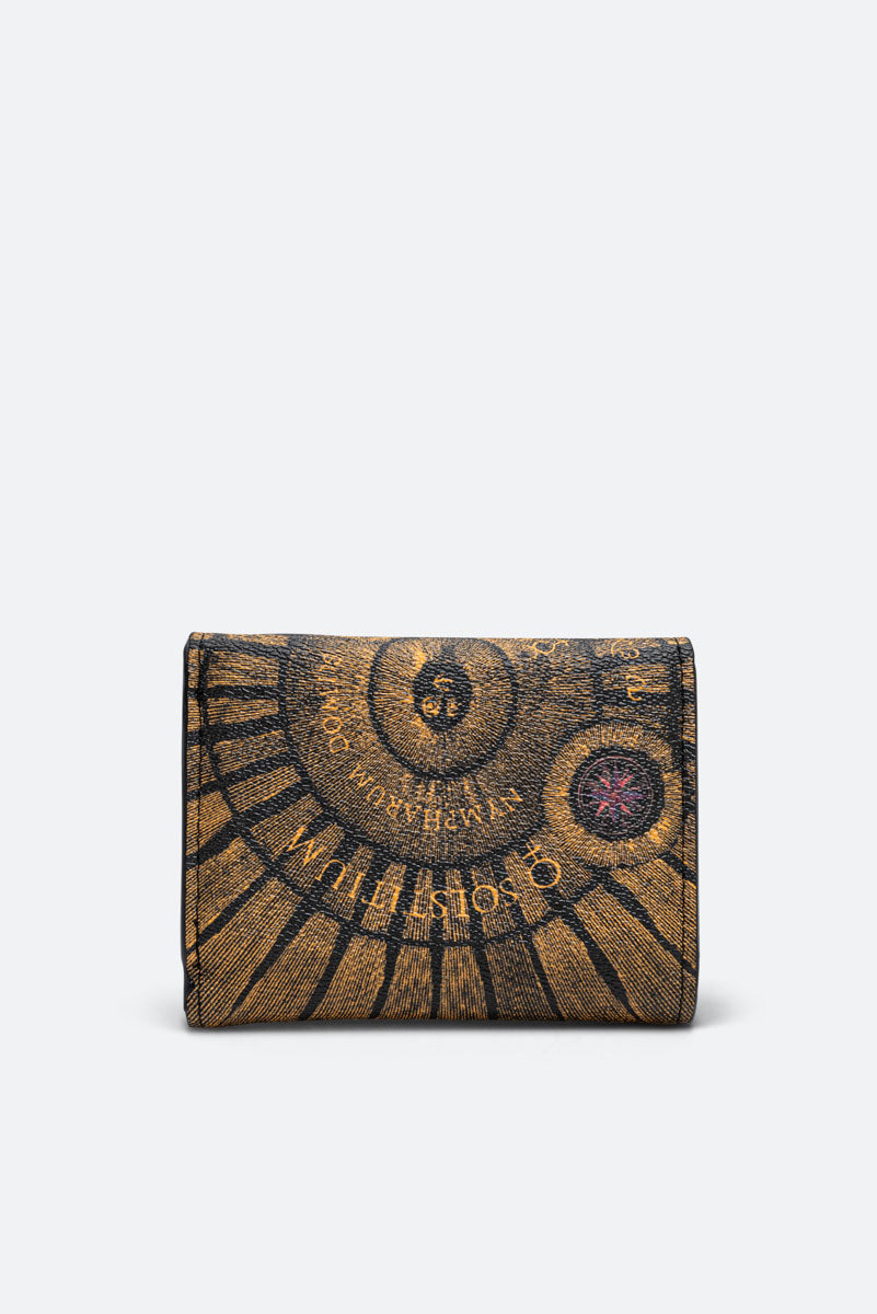 Small Flap Planetarium Wallet Black