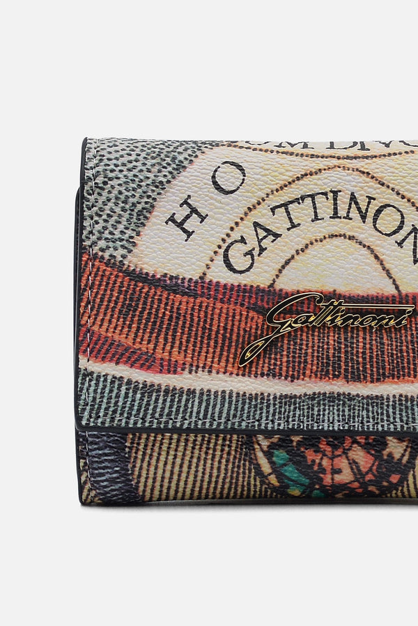 Kleine Portemonnee met Klep Planetarium Classic