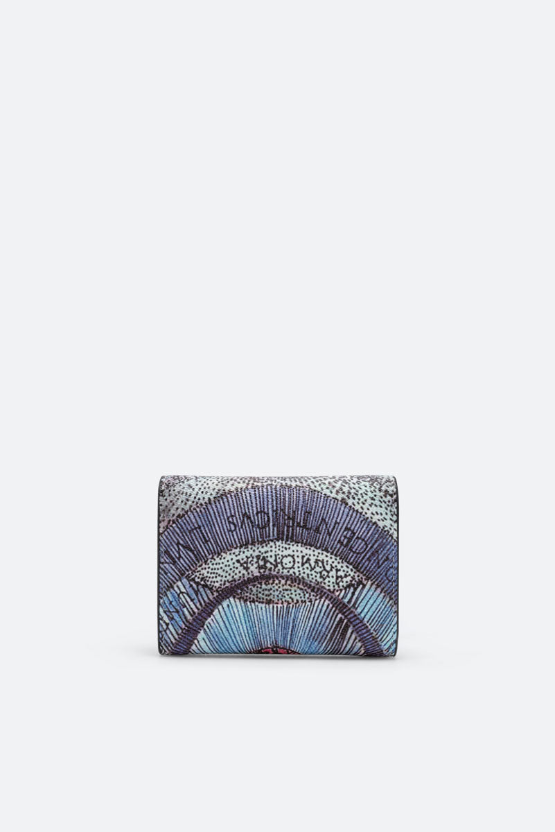 Small Flap Planetarium Aquamarine Wallet