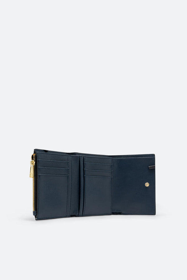 Small Flap Planetarium Aquamarine Wallet