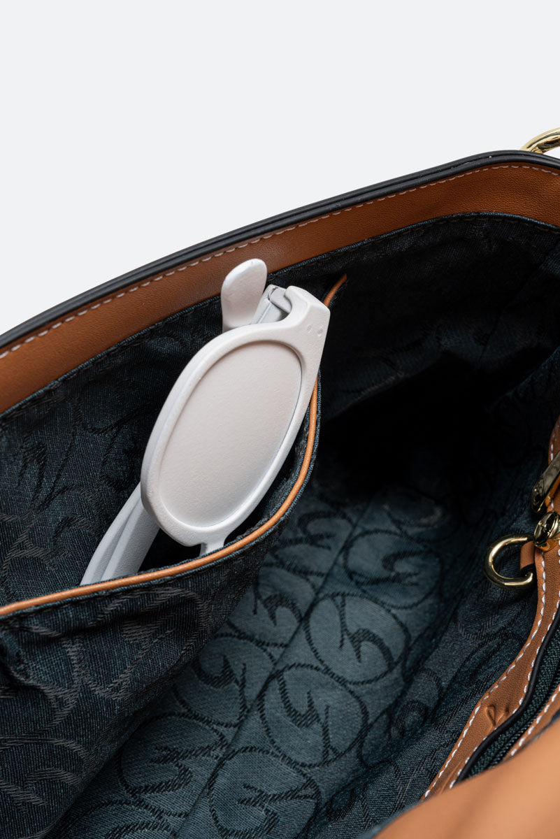 Bolso de solapa Planetarium Tinta Sepia