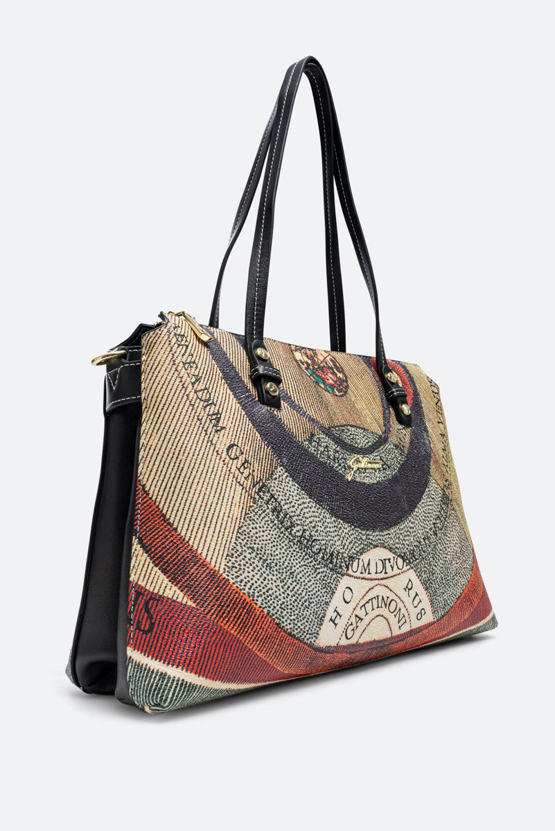 Planetarium Black Medium Handbag