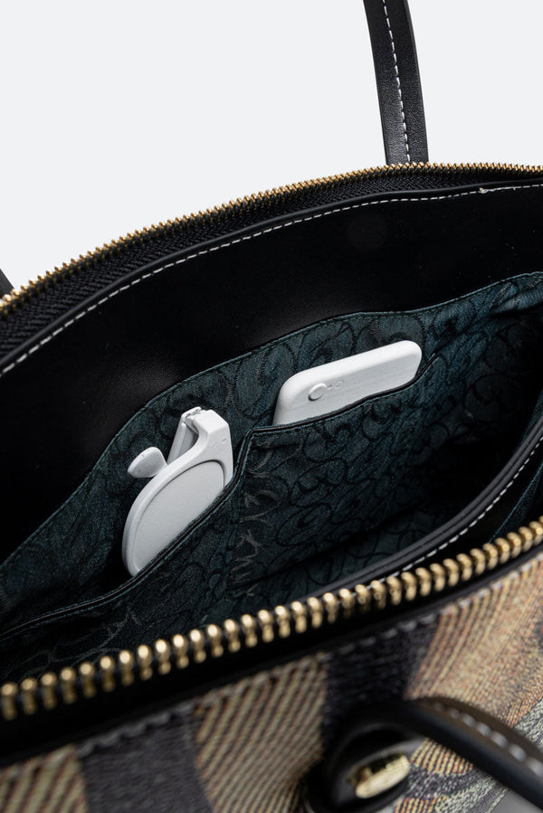 Planetarium Black Medium Handbag