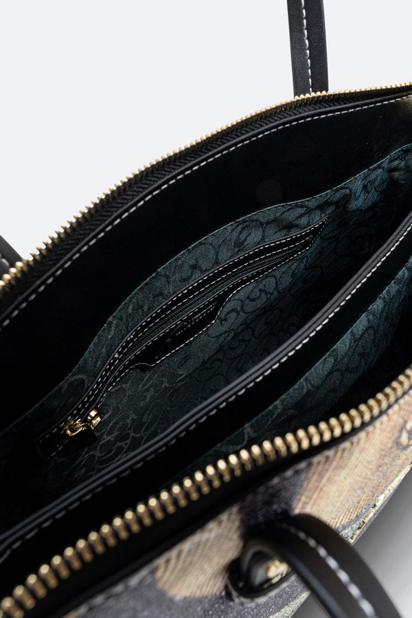 Planetarium Black Medium Handbag