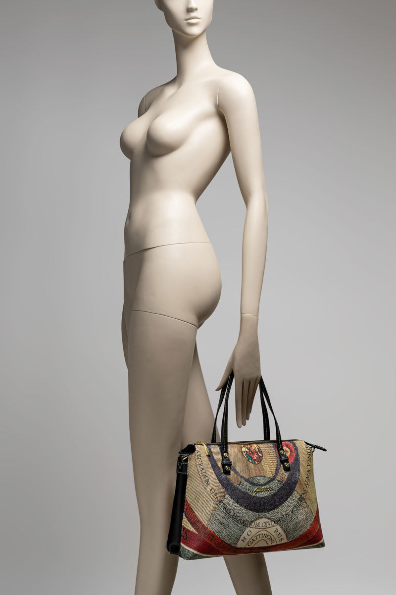 Planetarium Black Medium Handbag