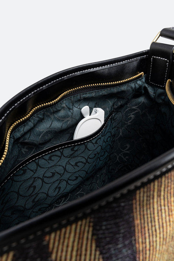 Planetarium Classic Shoulder Bag-Black