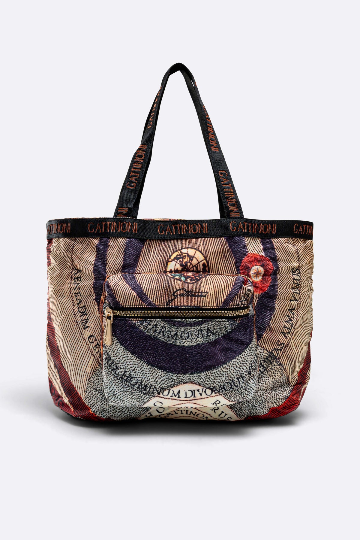 Plan.EasyChic Fol.Shoppig Nylon Planetario Classic/Black_Gattinoni
