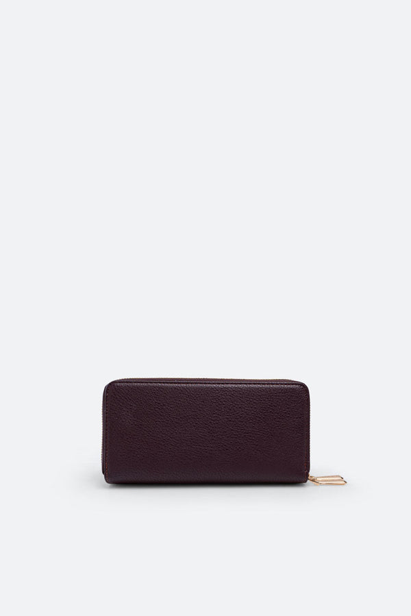 Denise Double Zip Wallet Black
