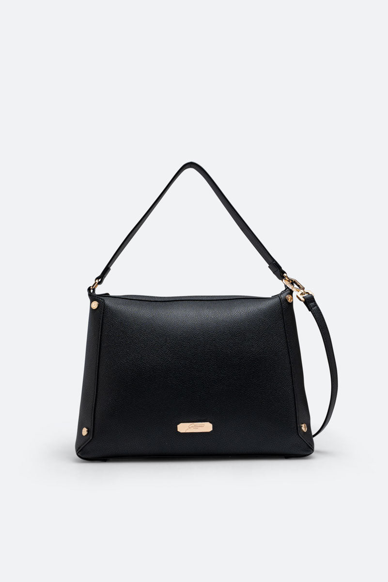 Roomy Black Shoulder Bag