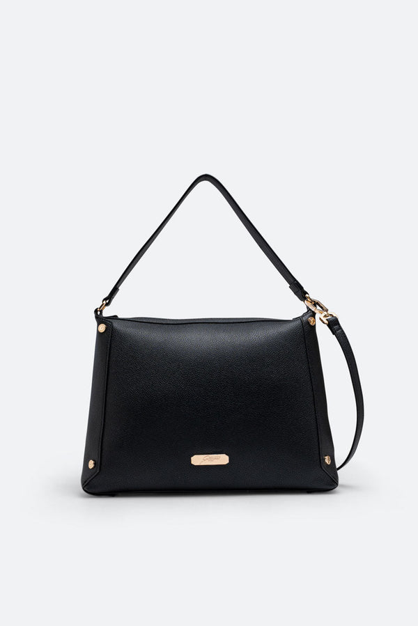 Roomy Black Shoulder Bag