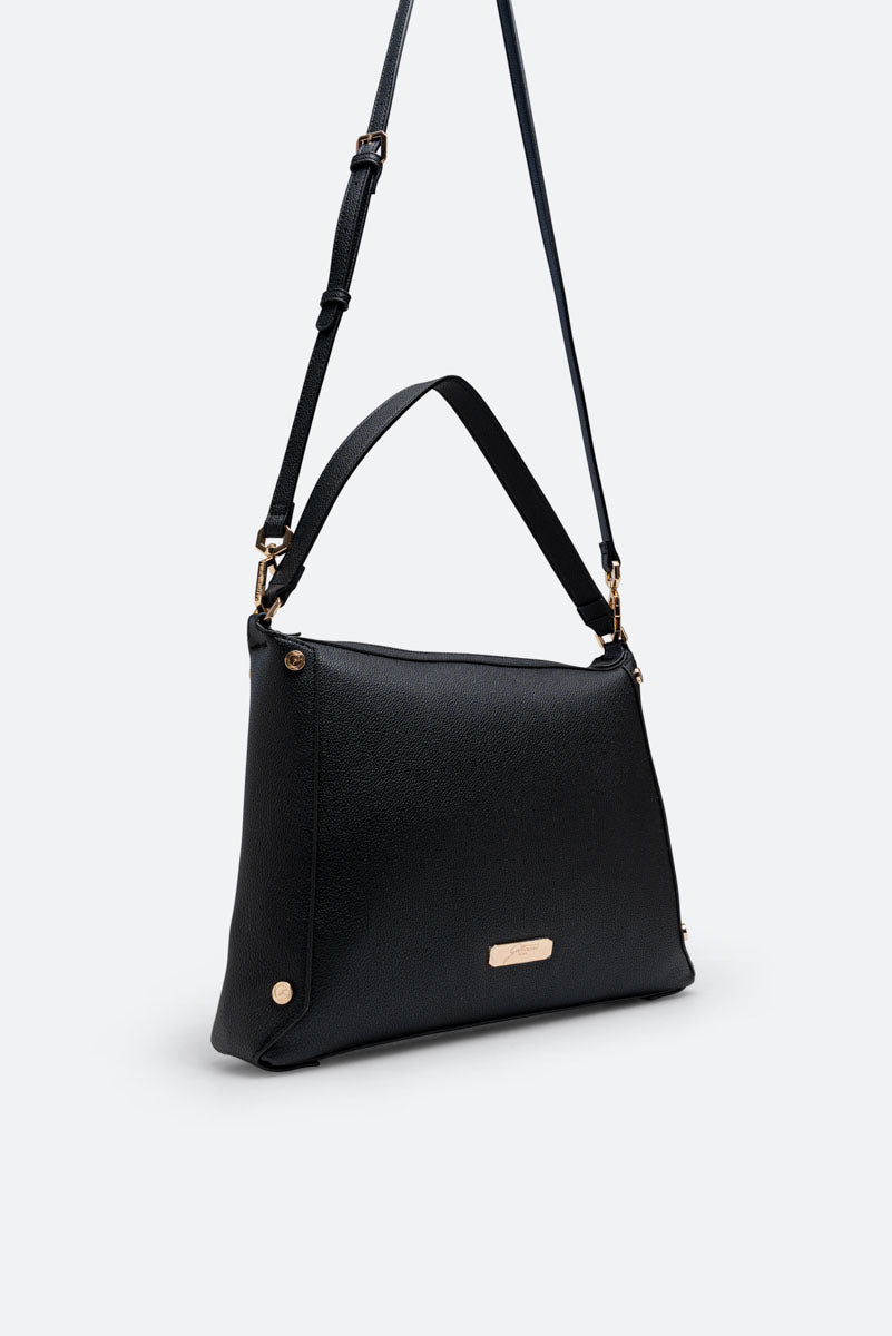Roomy Black Shoulder Bag