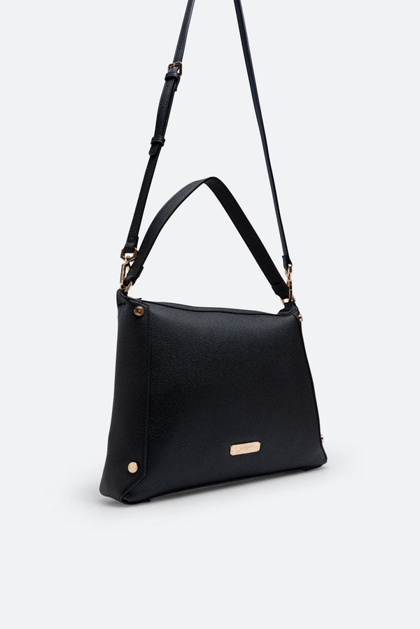 Roomy Black Shoulder Bag